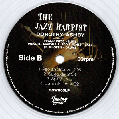 Dorothy Ashby : The Jazz Harpist (LP, Album, Ltd, RE)