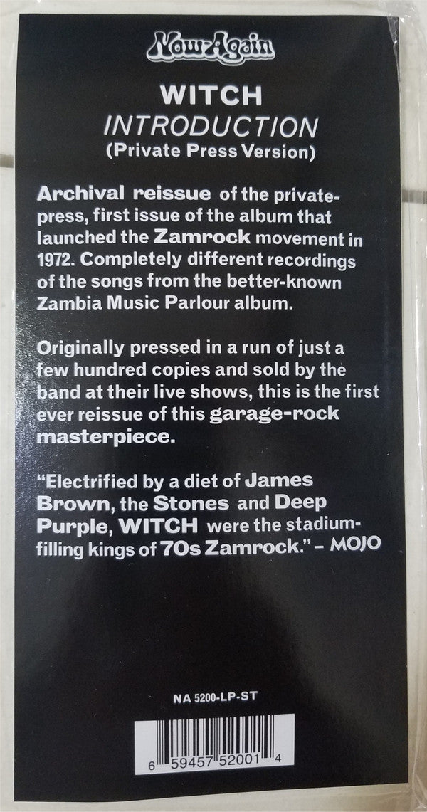 Witch (3) : Introduction (LP, Album, Ltd, RE, Pri)