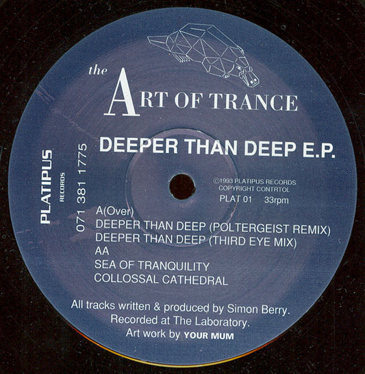 The Art Of Trance* : Deeper Than Deep E.P. (12", EP)