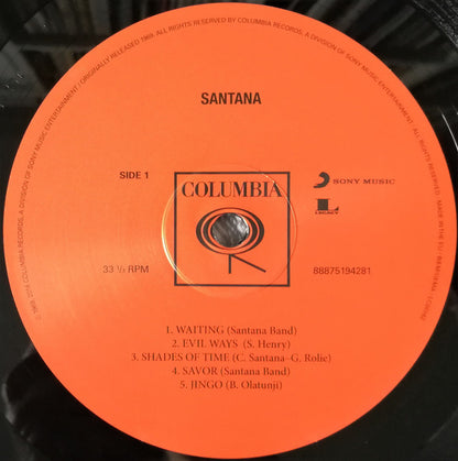 Santana : Santana (LP, Album, RE, 180)