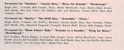 Leith Stevens' All Stars : Jazz Themes From The Wild One (LP, Album, Mono, RE)