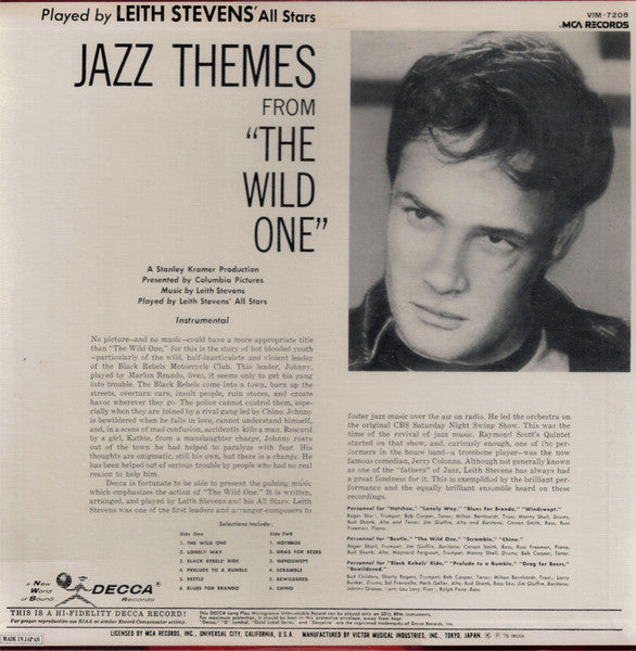 Leith Stevens' All Stars : Jazz Themes From The Wild One (LP, Album, Mono, RE)