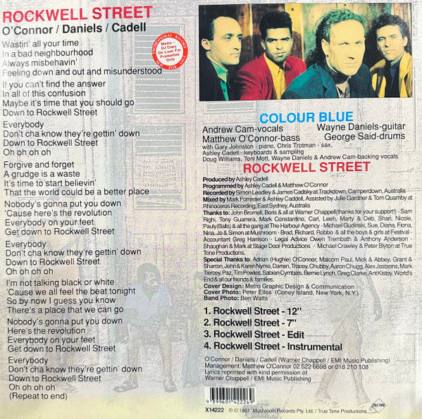 Colour Blue : Rockwell Street (12")