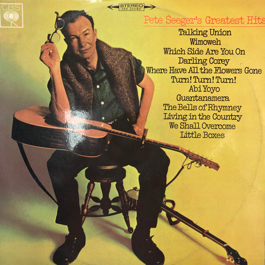 Pete Seeger : The Best Of Pete Seeger (LP, Comp, RE)