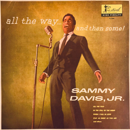 Sammy Davis Jr. : All The Way...And Then Some! (LP, Album, Mono)