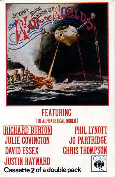 Jeff Wayne : Jeff Wayne's Musical Version Of The War Of The Worlds (2xCass, Album, Pap)