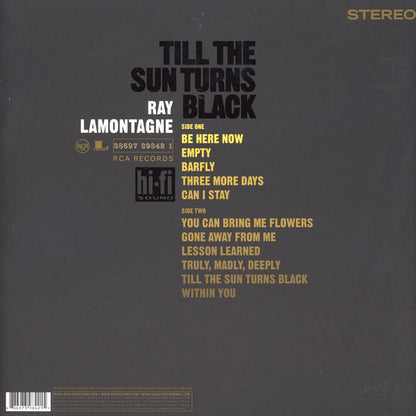 Ray Lamontagne : Till The Sun Turns Black (LP, Album, RE)