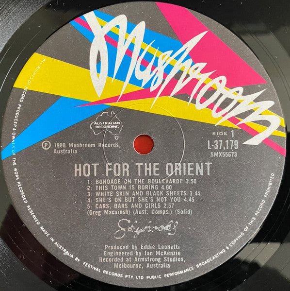 Skyhooks : Hot For The Orient (LP, Album, RE)