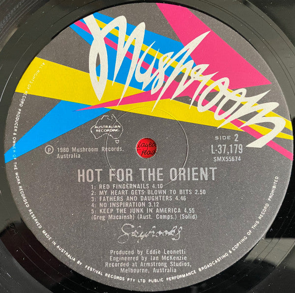 Skyhooks : Hot For The Orient (LP, Album, RE)