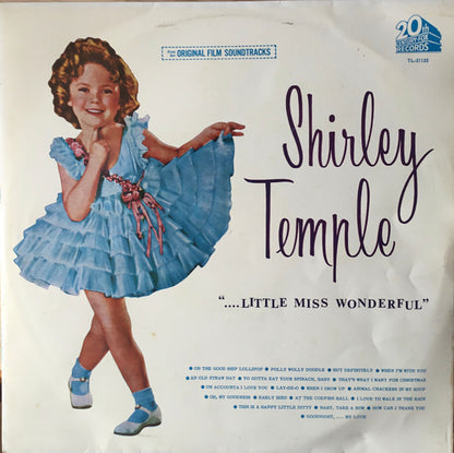 Shirley Temple : Little Miss Wonderful (Music From Her Original Film Soundtracks) (LP, Album, Comp, Mono)