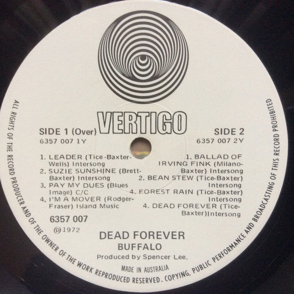 Buffalo (2) : Dead Forever... (LP, Album)