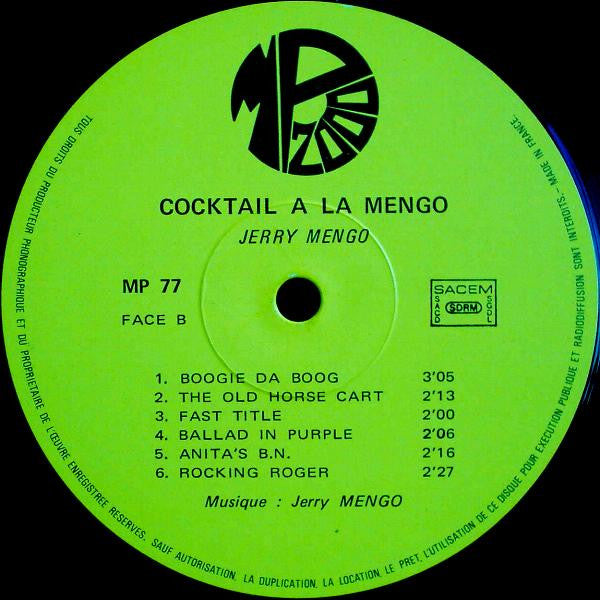 Jerry Mengo : Cocktail A La Mengo (LP)