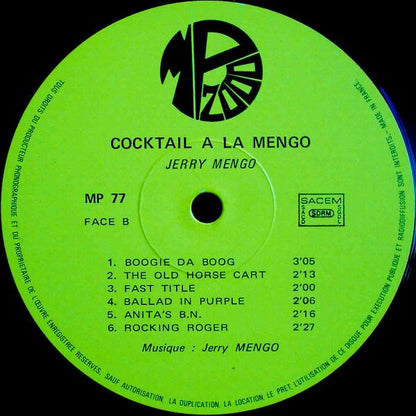 Jerry Mengo : Cocktail A La Mengo (LP)