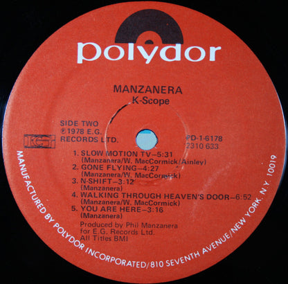 Phil Manzanera : K-Scope (LP, Album)