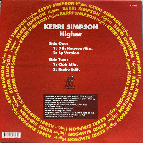 Kerri Simpson : Higher (12", Single)