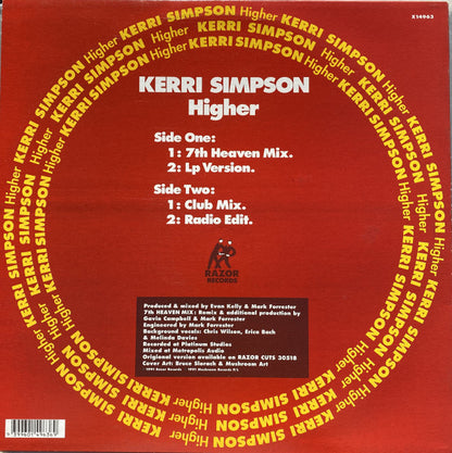 Kerri Simpson : Higher (12", Single)