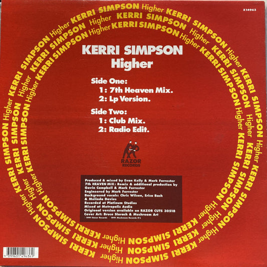 Kerri Simpson : Higher (12", Single)