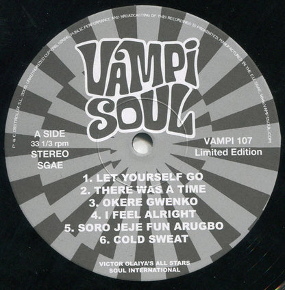 Victor Olaiya & His All Stars : Victor Olaiya's All Stars Soul International (LP, Comp, Ltd)