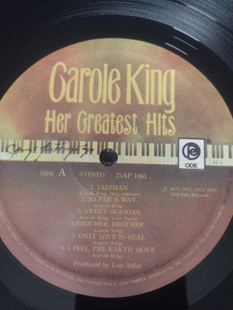 Carole King : Her Greatest Hits (Songs Of Long Ago) (LP, Comp)