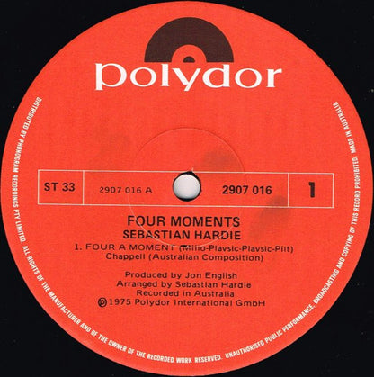 Sebastian Hardie : Four Moments (LP, Album, Gat)