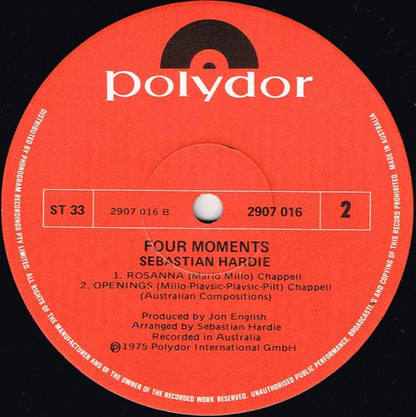 Sebastian Hardie : Four Moments (LP, Album, Gat)