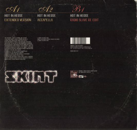 Tiga : Hot In Herre (12", Single)