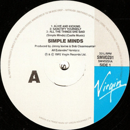 Simple Minds : Alive And Kicking -(84/85/86)- (12", EP, Ltd)