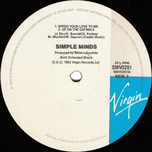 Simple Minds : Alive And Kicking -(84/85/86)- (12", EP, Ltd)