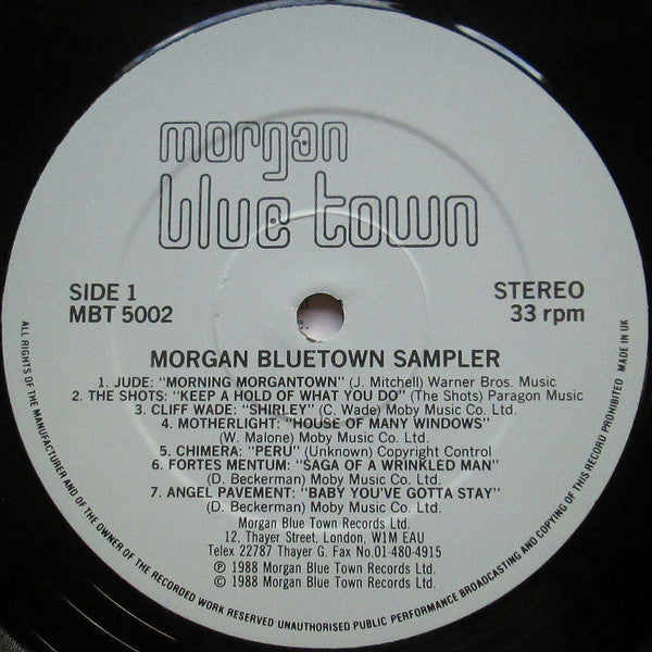 Various : Morgan Blue Town (LP, Comp)