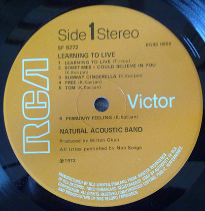 Natural Acoustic Band : Learning To Live (LP, Album)