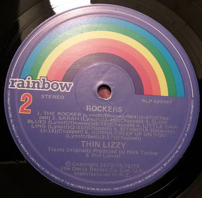 Thin Lizzy : Rockers (LP, Comp)
