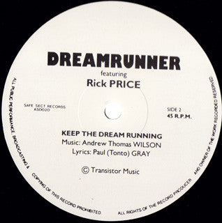 Dreamrunner (2) : Out Loving Out Living Out Lasting (12")