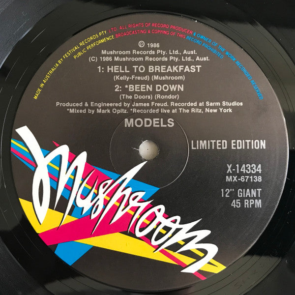 Models (2) : The Evolution Of Albert Einstein (Extended Remix) (12", Single, Ltd)