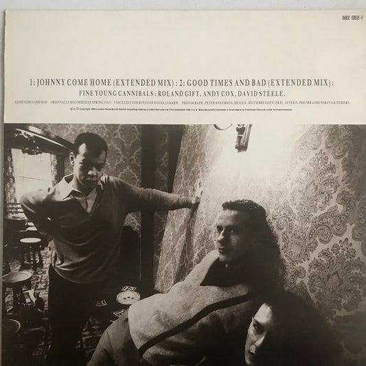 Fine Young Cannibals : Johnny Come Home (12", Ltd)