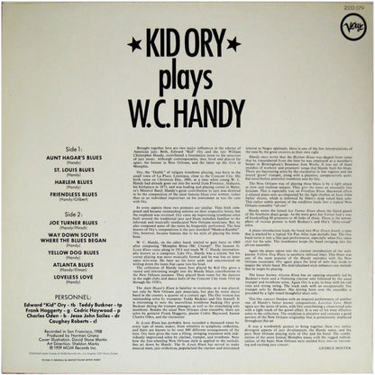 Kid Ory : Plays W.C. Handy (LP, RE)