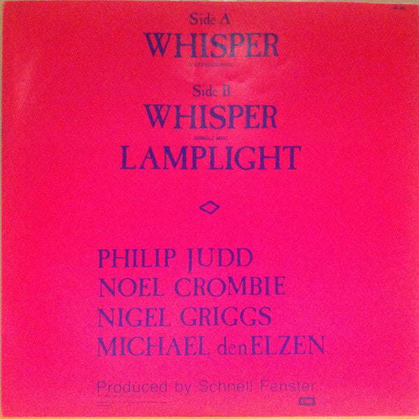 Schnell Fenster : Whisper (12")