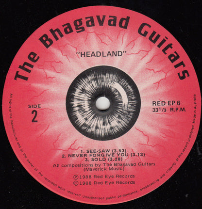 The Bhagavad Guitars* : Headland (12", EP)