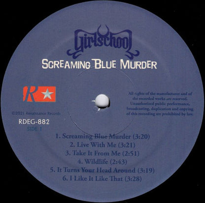Girlschool : Screaming Blue Murder (LP, Album, Dlx, Ltd)