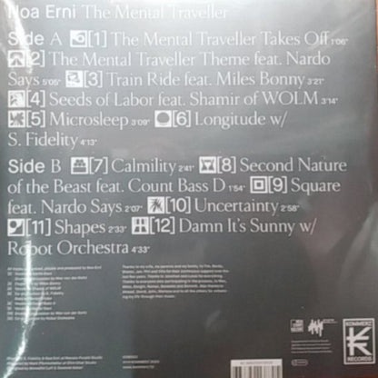 Noa Erni : The Mental Traveller (LP, Album)