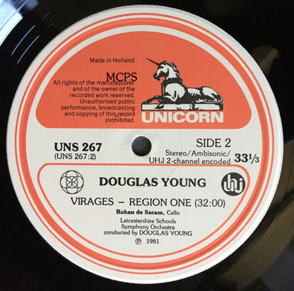 Michael Tippett* / Douglas Young (5) : Shires Suite / Virages – Region One (LP, Amb)