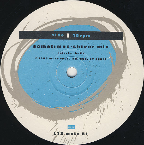 Erasure : Sometimes (Shiver Mix) (12", Ltd)
