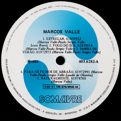 Marcos Valle : Marcos Valle (LP, Album, RE)
