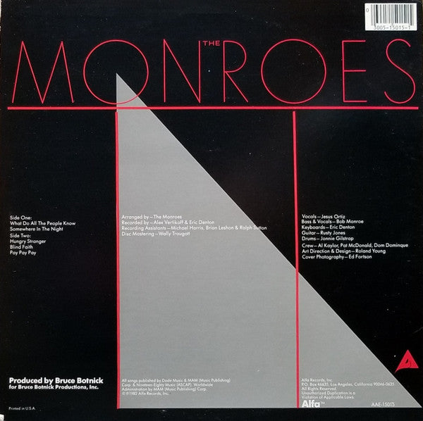 The Monroes (2) : The Monroes (LP, MiniAlbum, Mon)
