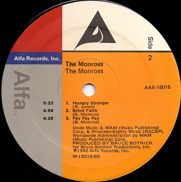The Monroes (2) : The Monroes (LP, MiniAlbum, Mon)