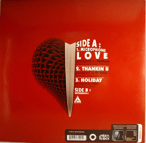 Writer's Block : Microphone Love (12")