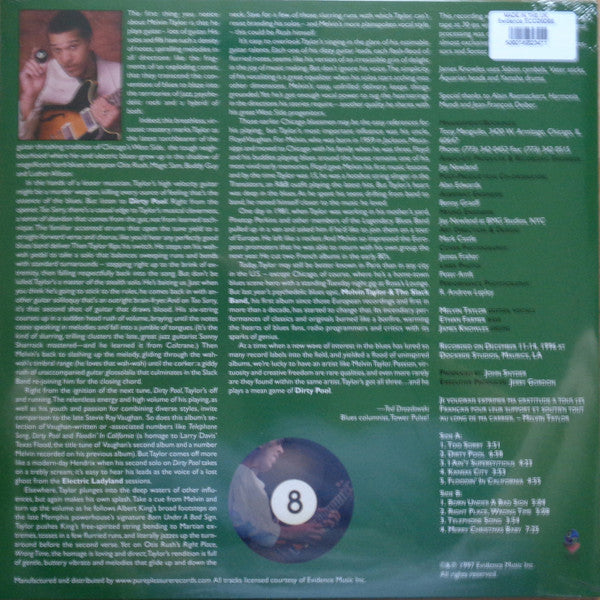 Melvin Taylor & The Slack Band : Dirty Pool (LP, Album, Ltd, RE, RM, 180)