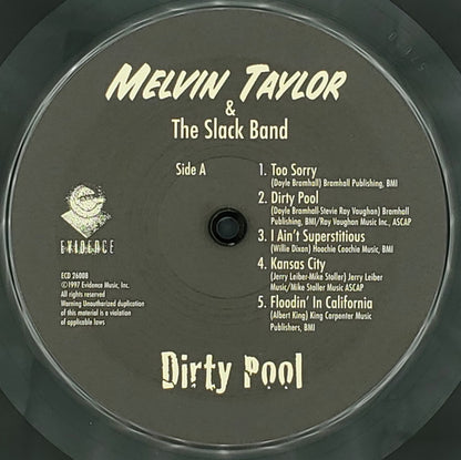 Melvin Taylor & The Slack Band : Dirty Pool (LP, Album, Ltd, RE, RM, 180)
