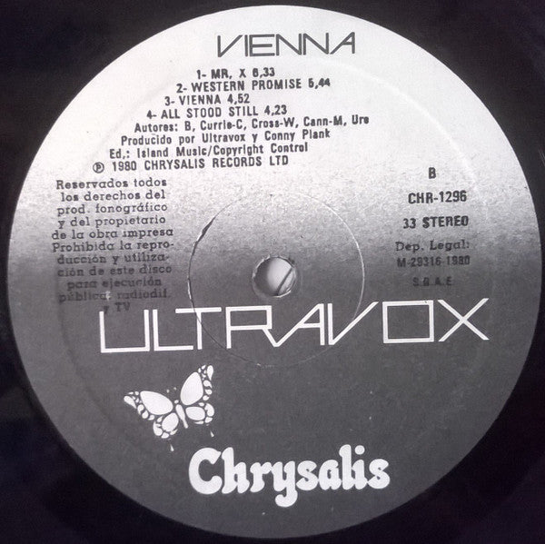 Ultravox : Vienna (LP, Album)