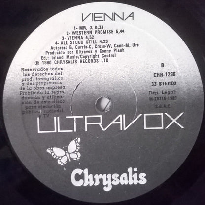 Ultravox : Vienna (LP, Album)
