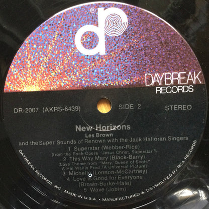 Les Brown And His Band Of Renown With The Jack Halloran Singers : New Horizons (LP, Album)
